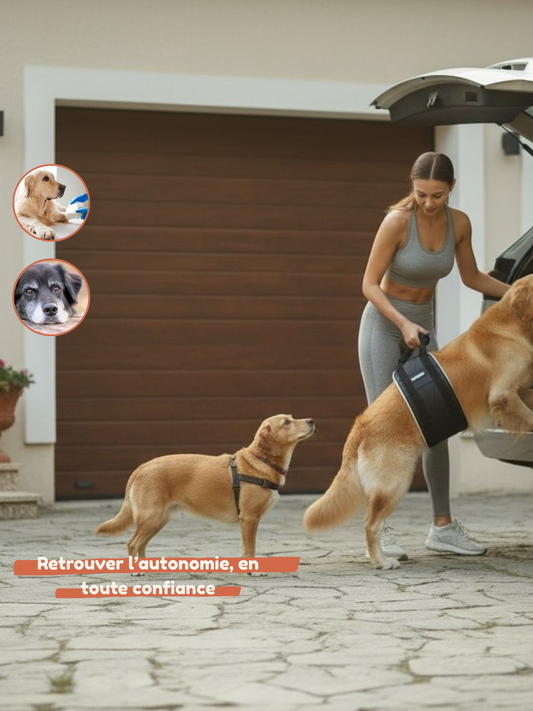 Harnais de soutien pour chien — Soulage les articulations, aide à la marche