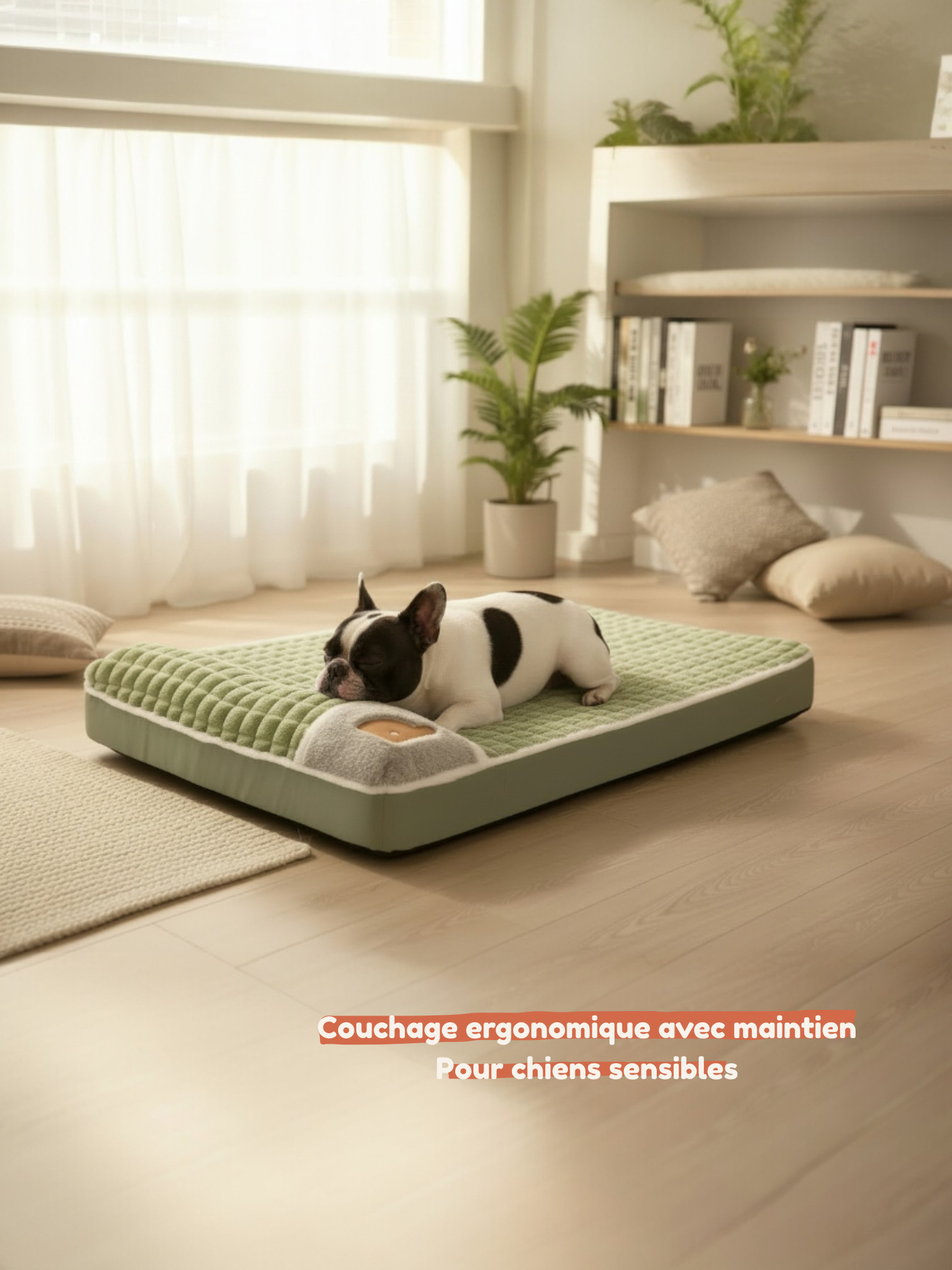 Lit ergonomique pour chien et chat — Soulage les articulations, favorise un vrai repos