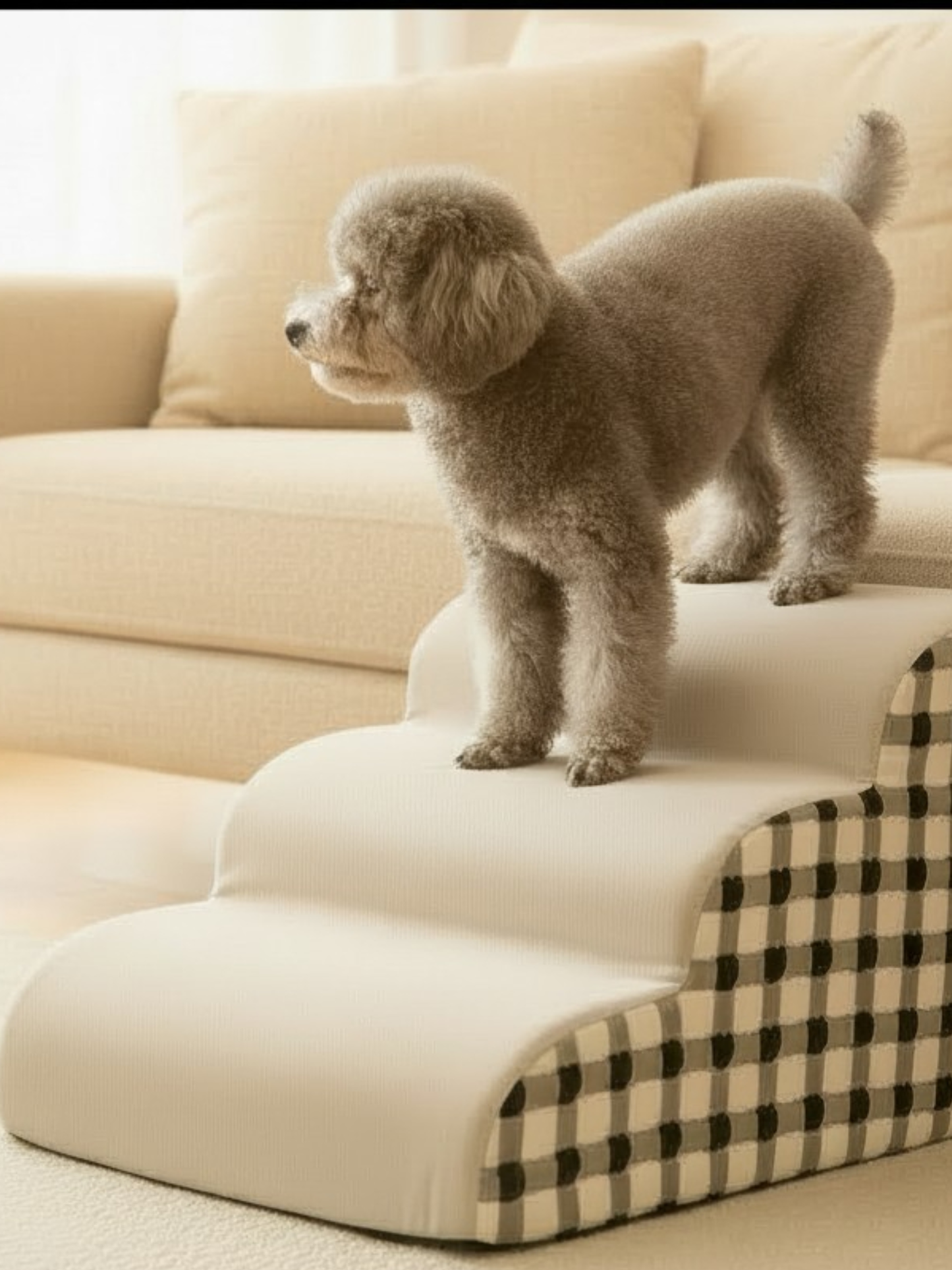 Rampe ergonomique pour chien et chat — Accès canapé et lit sans sauter