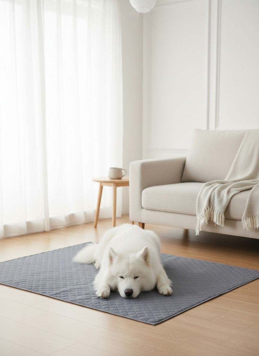 Tapis absorbant lavable pour chien et chat — Protection douce au quotidien